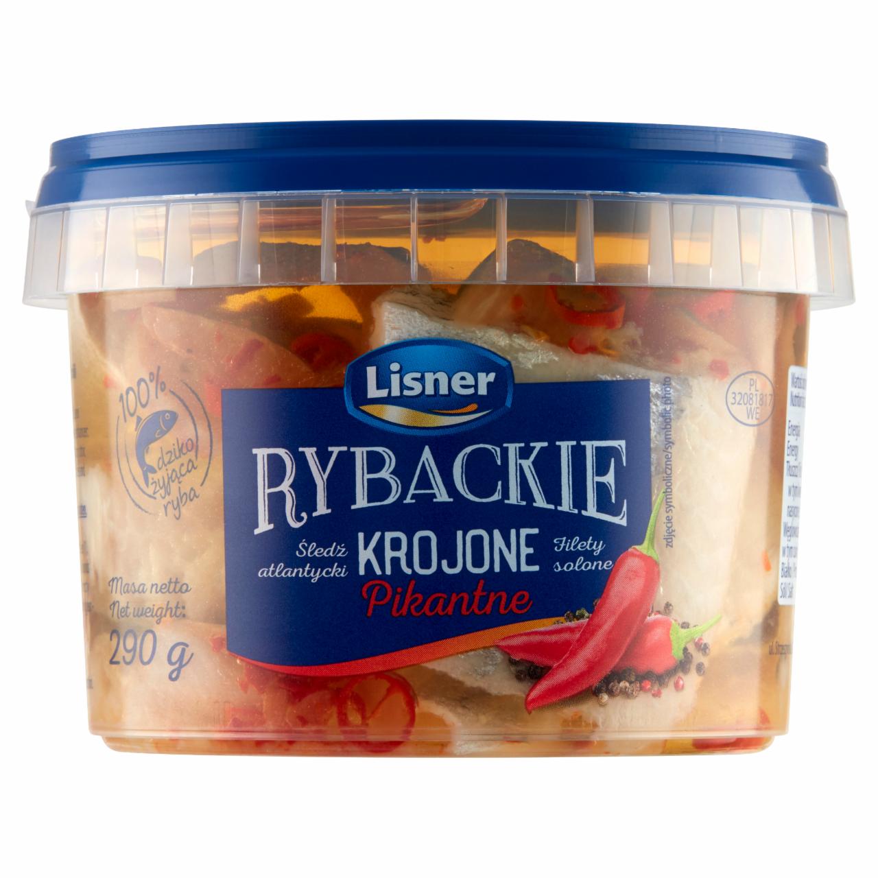 Photo - Lisner Rybackie Spicy Sliced Atlantic Herring 290 g