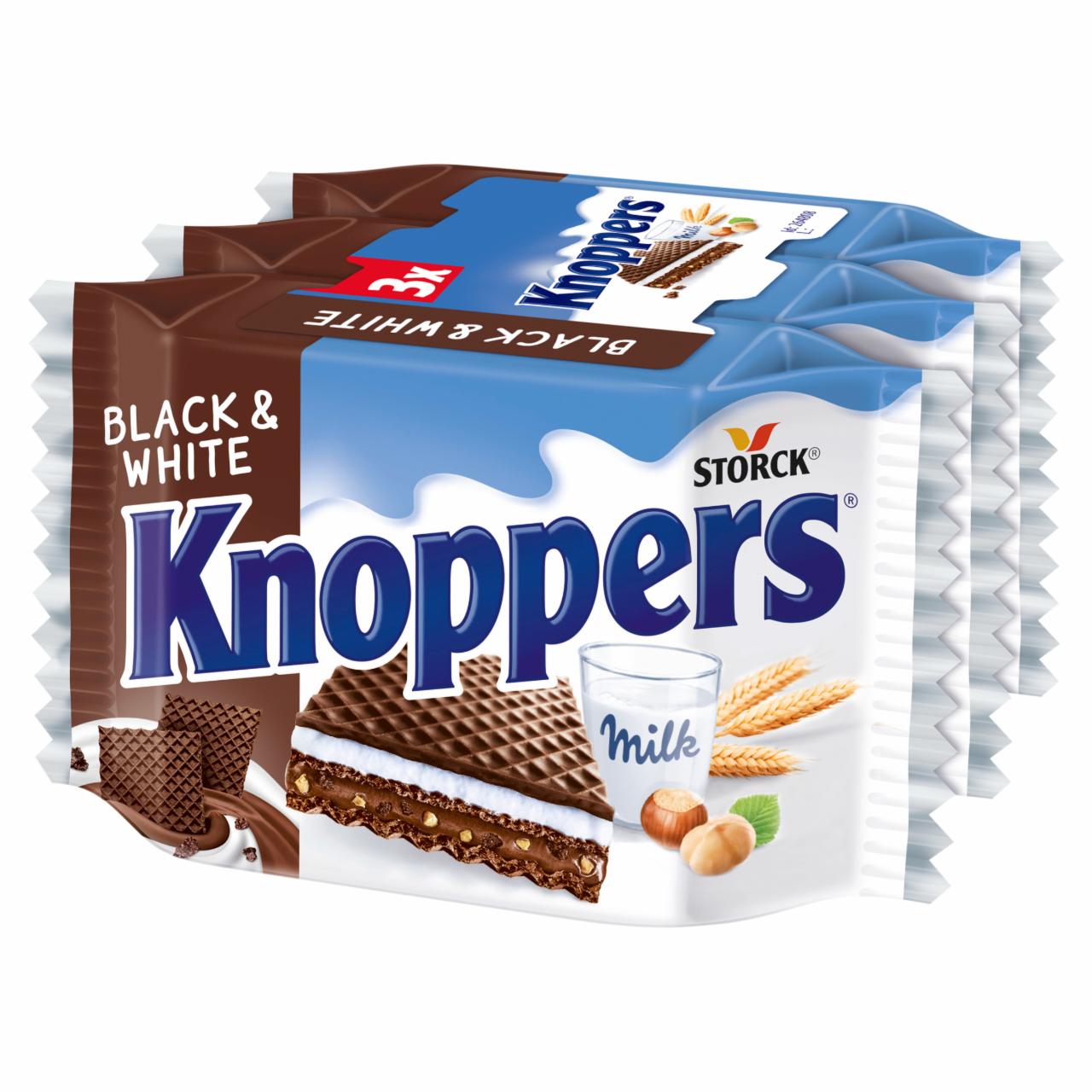 Photo - Knoppers Black & White Milk-Nut Wafer 75 g (3 x 25 g)