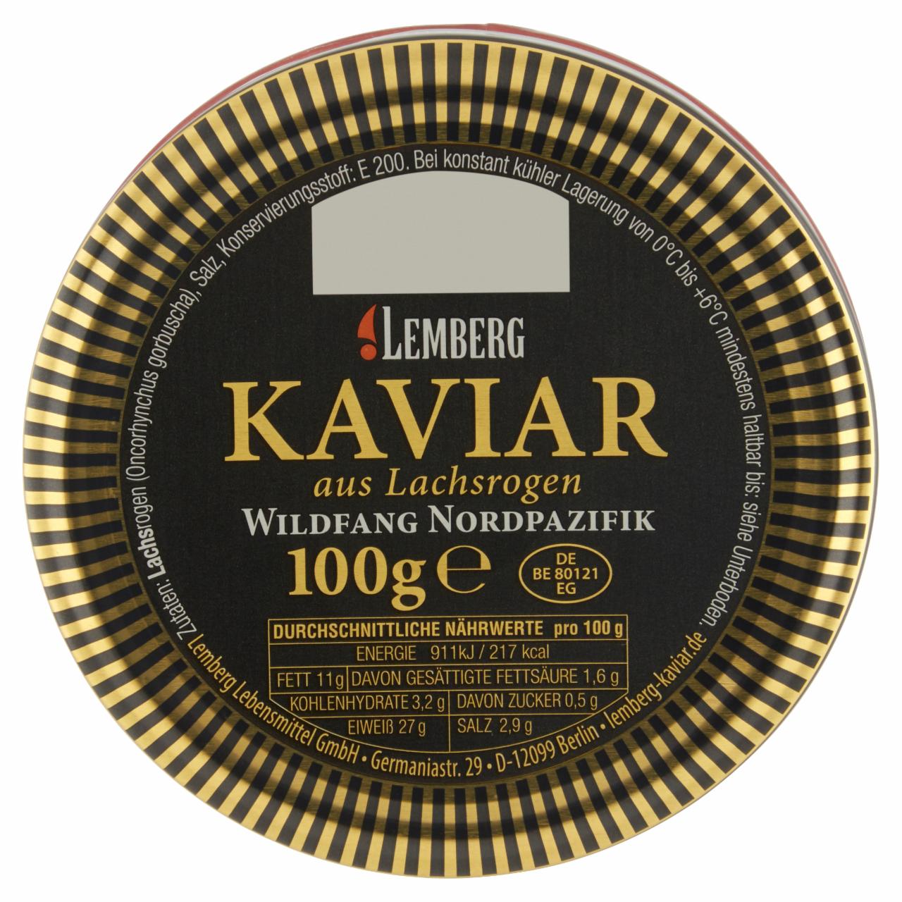 Photo - Lemberg Humpback Salmon Caviar 100 g