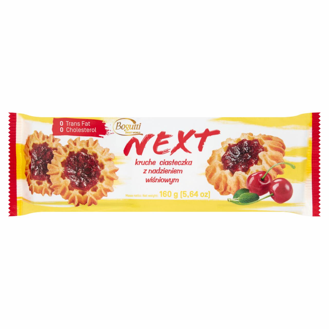 Photo - Bogutti Next Crunchy Biscuits with Cherry Filling 160 g