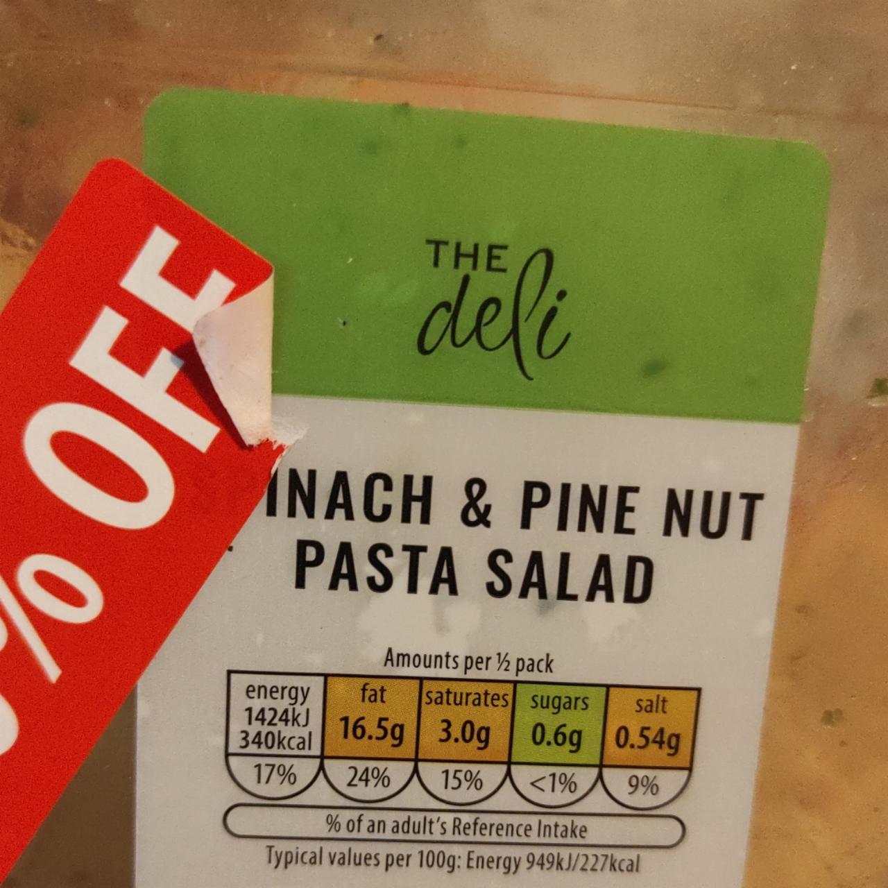 Photo - Spinach & Pine Nut Pasta Salad The Deli