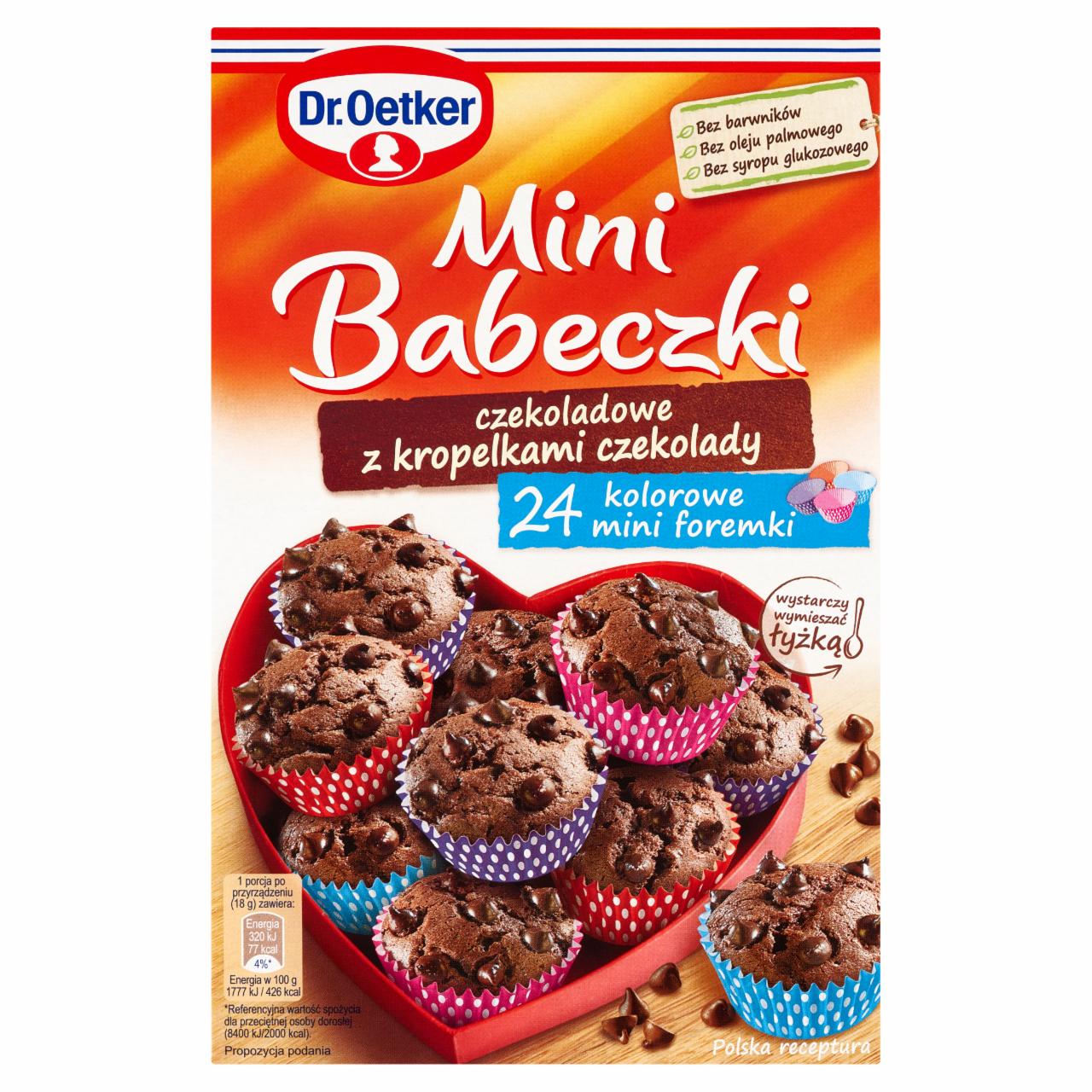 Photo - Dr. Oetker Chocolate with Chocolate Droplets Mini Muffins 245 g