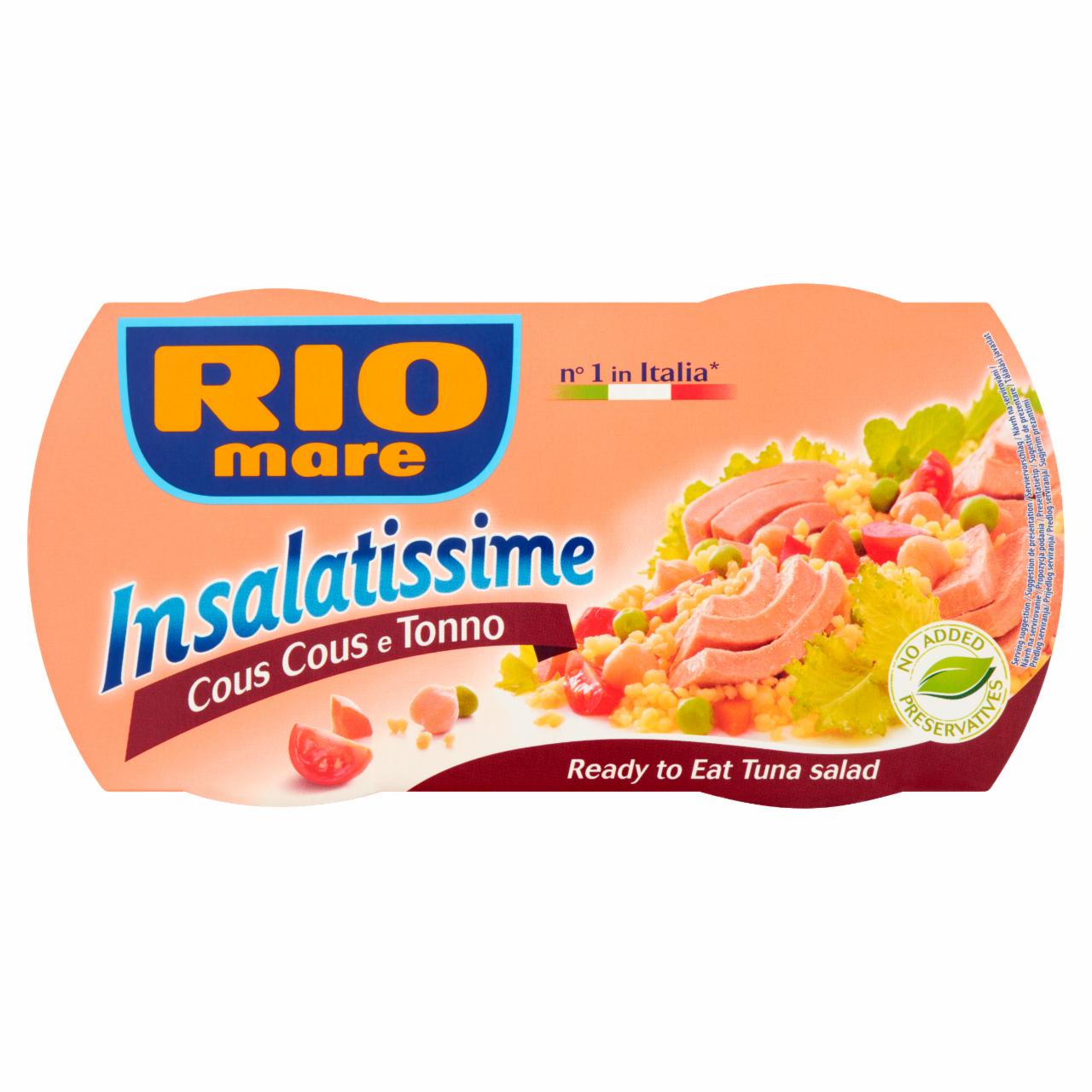 Photo - Rio Mare Insalatissime Cous Cous e Tonno Ready to Eat Tuna Salad 2 x 160 g