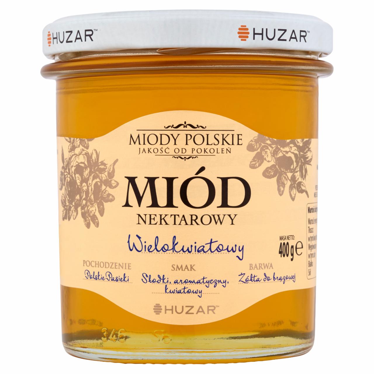 Photo - Huzar Miody polskie Multiflower Nectar Honey 400 g