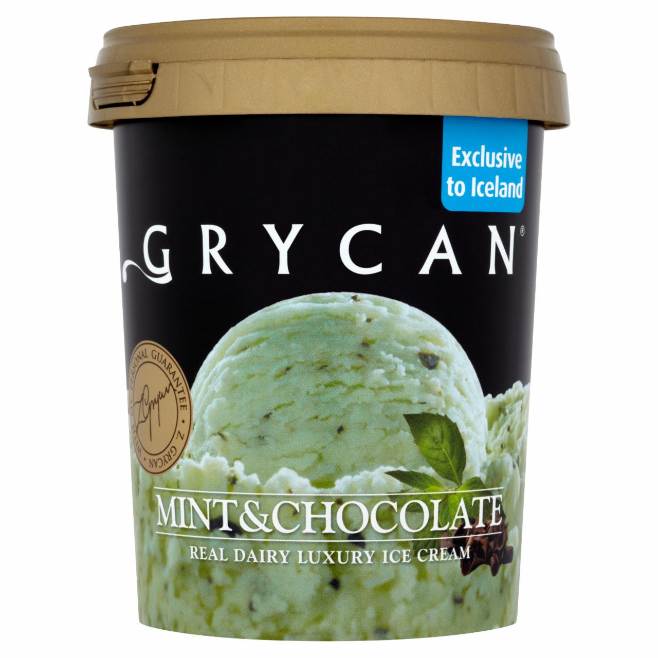 Photo - Grycan Mint & Chocolate Real Dairy Luxury Ice Cream 500ml