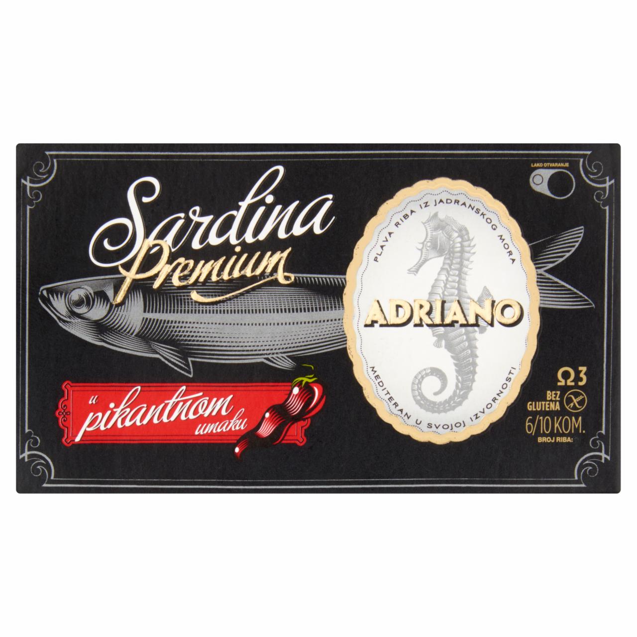 Photo - Adriano Sardine in Sauce Piquant 90 g
