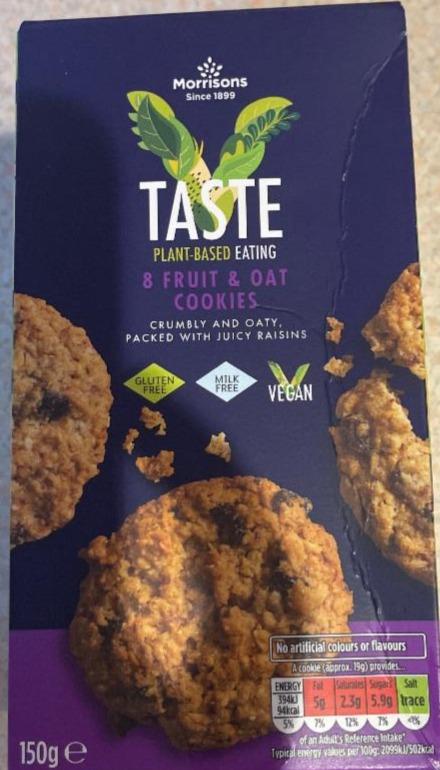 Photo - 8 Fruit & Oat cookies Morrisons
