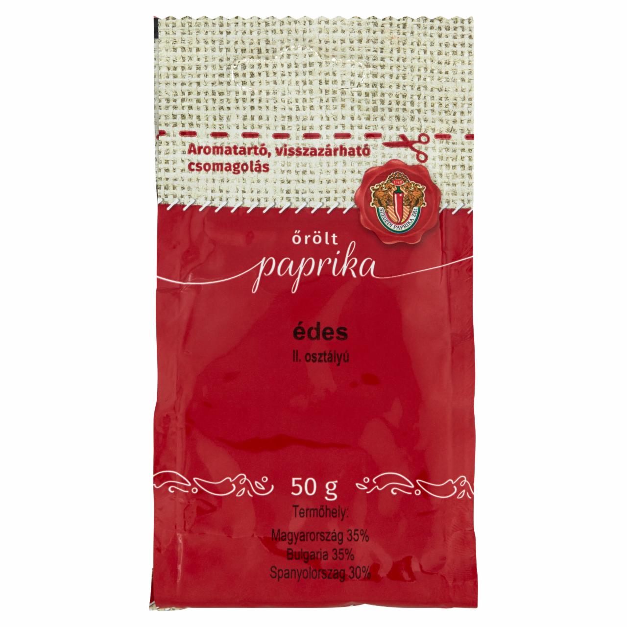 Photo - Szegedi Paprika II. Class Sweet Ground Paprika 50 g