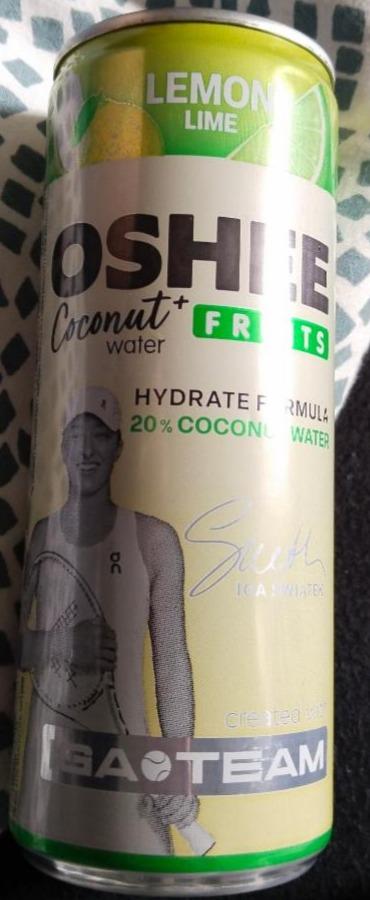 Photo - Oshee Coconut Water + Fruits Lemon Lime Carbonated Drink 250 ml