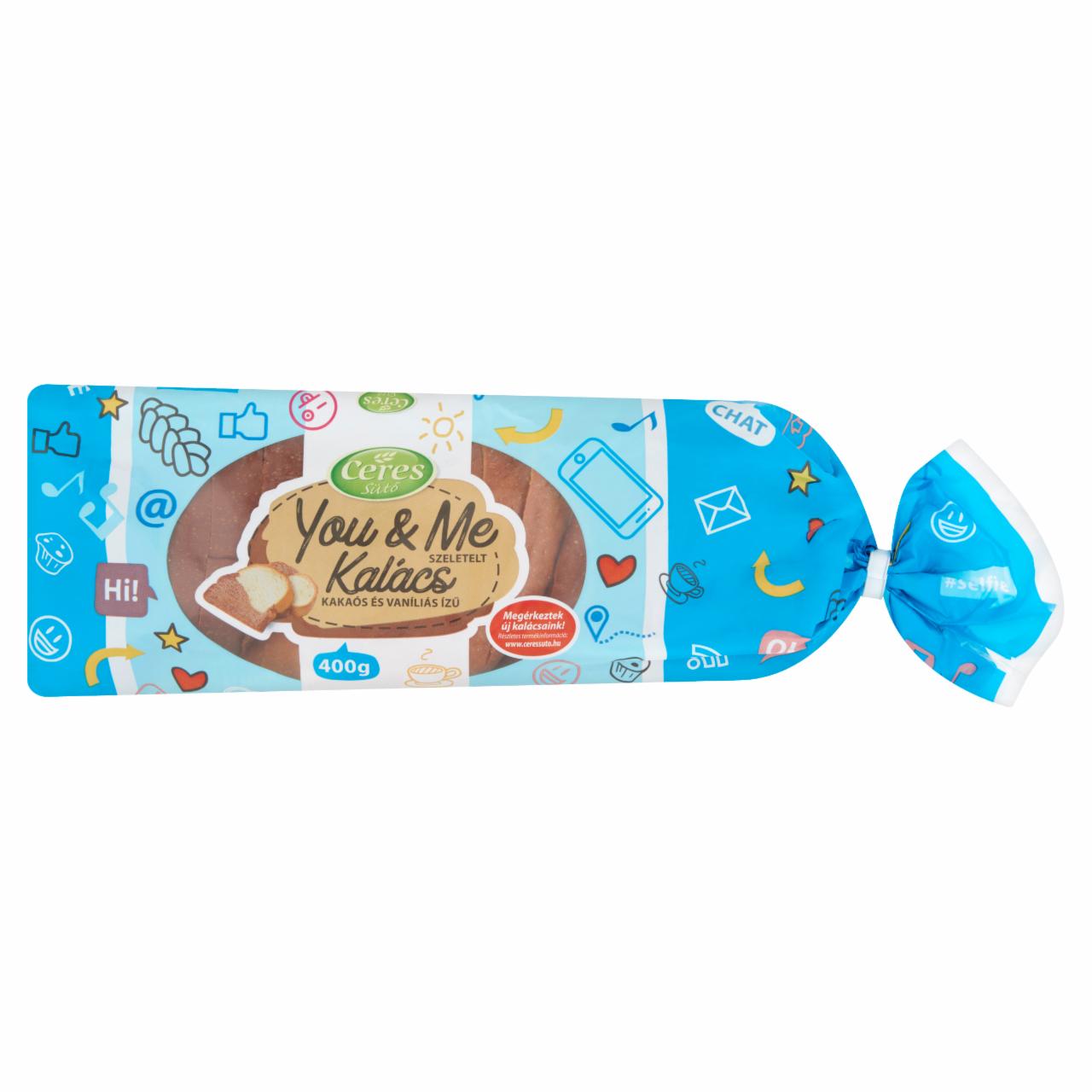 Photo - Ceres Sütő You & Me Sliced Cocoa and Vanilla Flavoured Scone 400 g