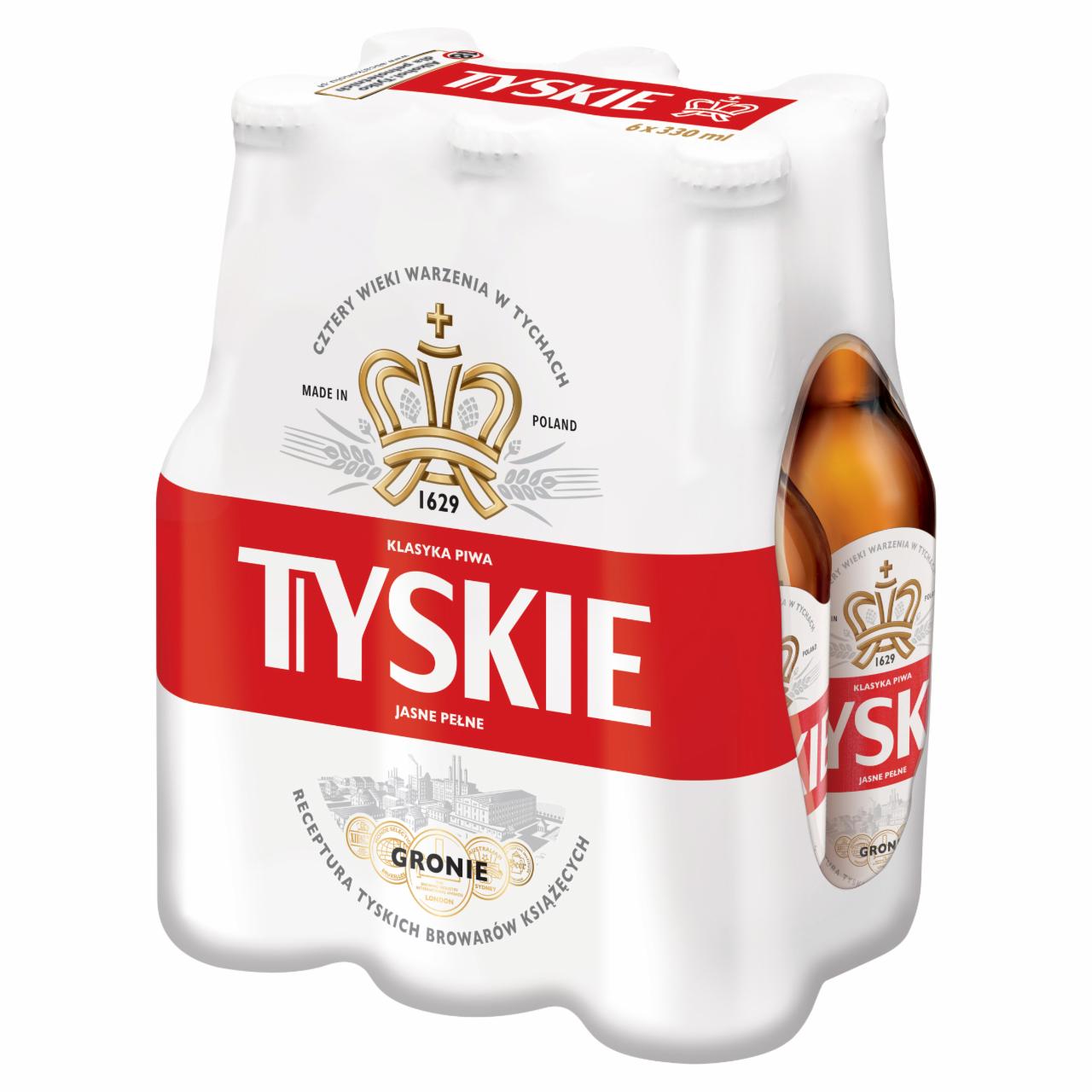 Photo - Tyskie Gronie Lager Beer 6 x 0.33 L