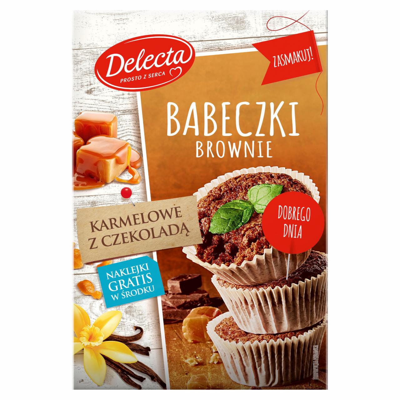 Photo - Delecta Caramel with Chocolate Brownie Cupcakes 360 g