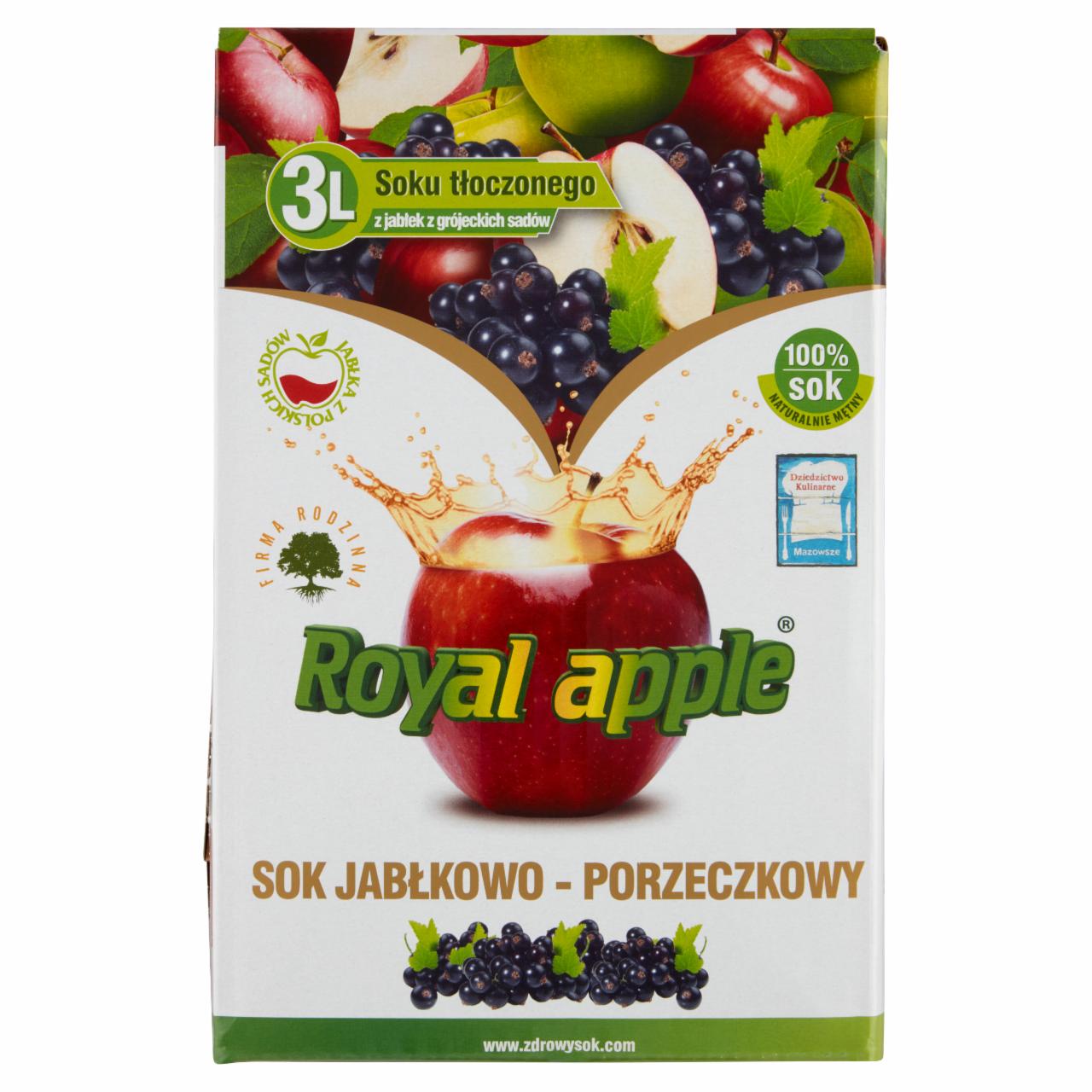 Photo - Royal apple Apple Black Currant Juice 3 L