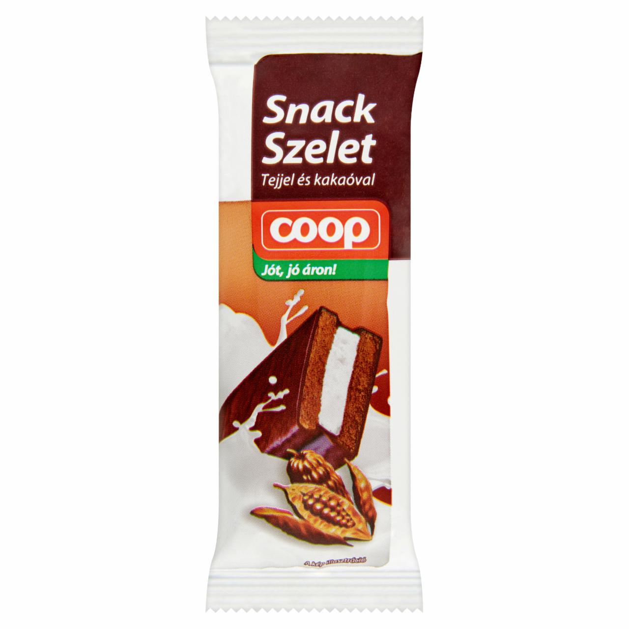Photo - Coop Snack Bar with Milk and Cocoa 30 g