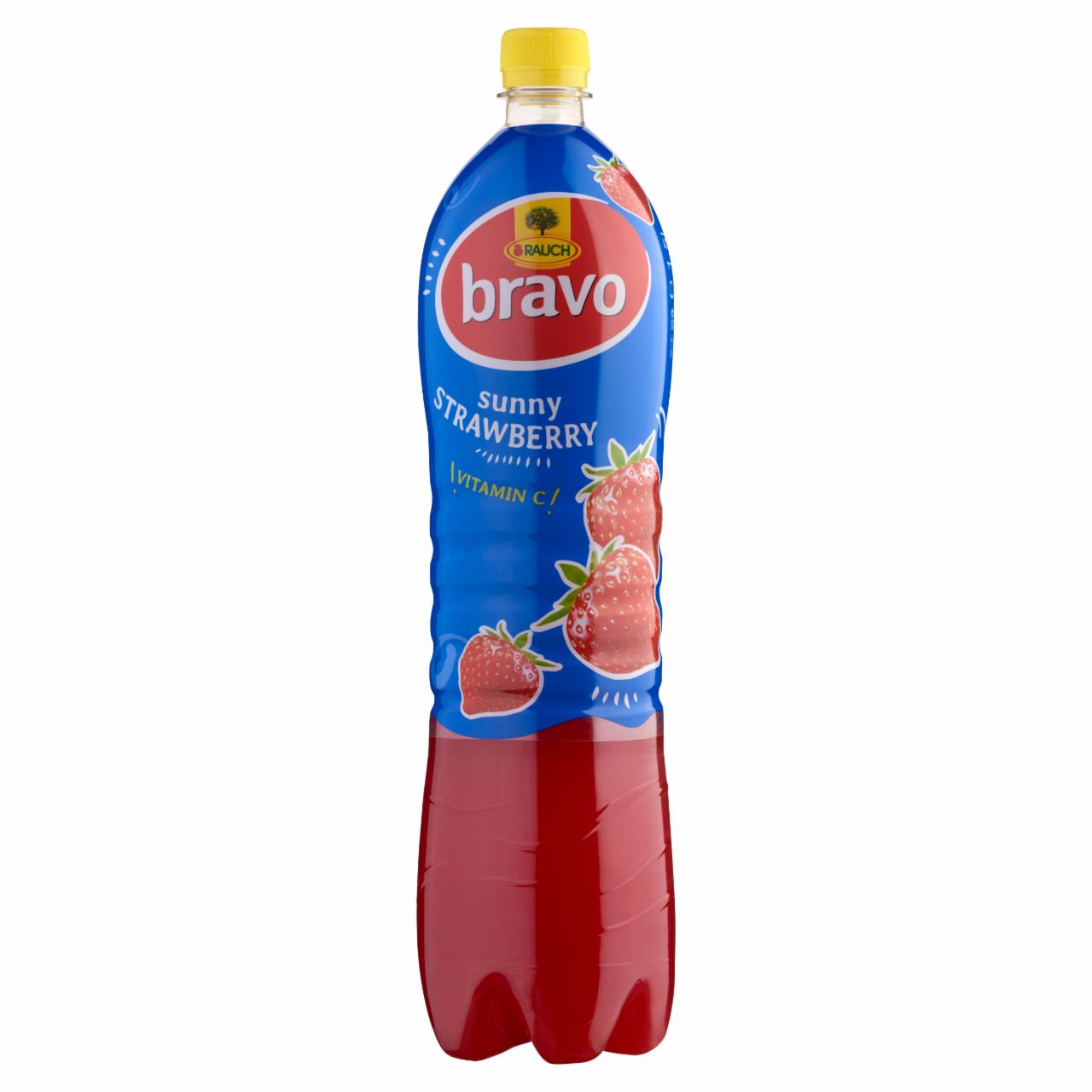 Photo - Rauch Bravo Sunny Strawberry Drink with Sugar and Sweeteners and Vitamin C 1,5 l