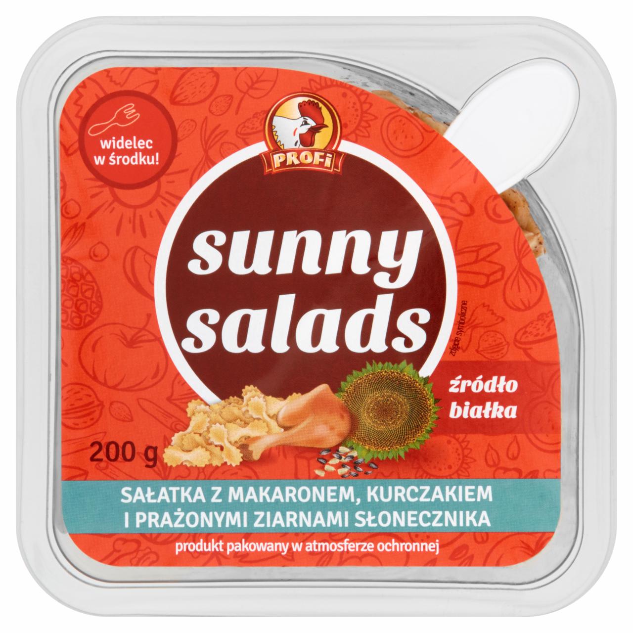 Photo - Profi Sunny Salads Salad with Pasta Chicken and Roasted Sunflower Grains 200 g