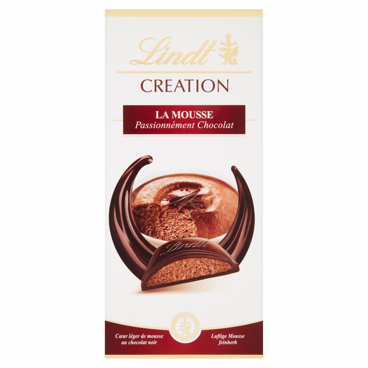 Photo - Lindt Creation Chocolate Mousse Filled Dark Chocolate 140 g