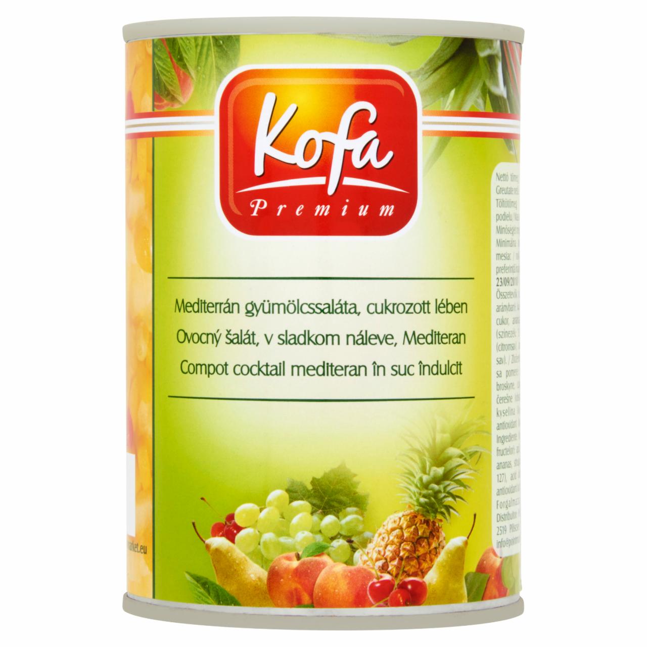 Photo - Kofa Premium Mediterranean Fruit Salad in Syrup 410 g
