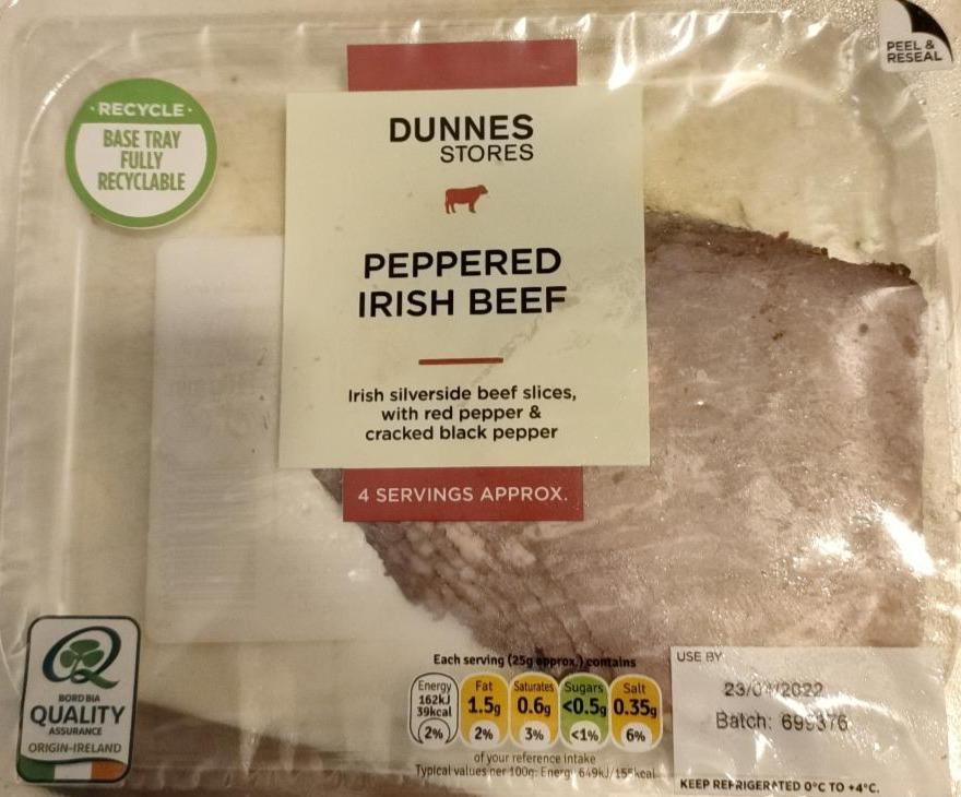 Photo - Peppered Irish Beef Dunnes Stores