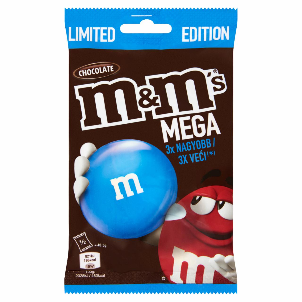 Photo - M&M's Mega Milk Chocolate Dragees in Sugar Coating 81 g