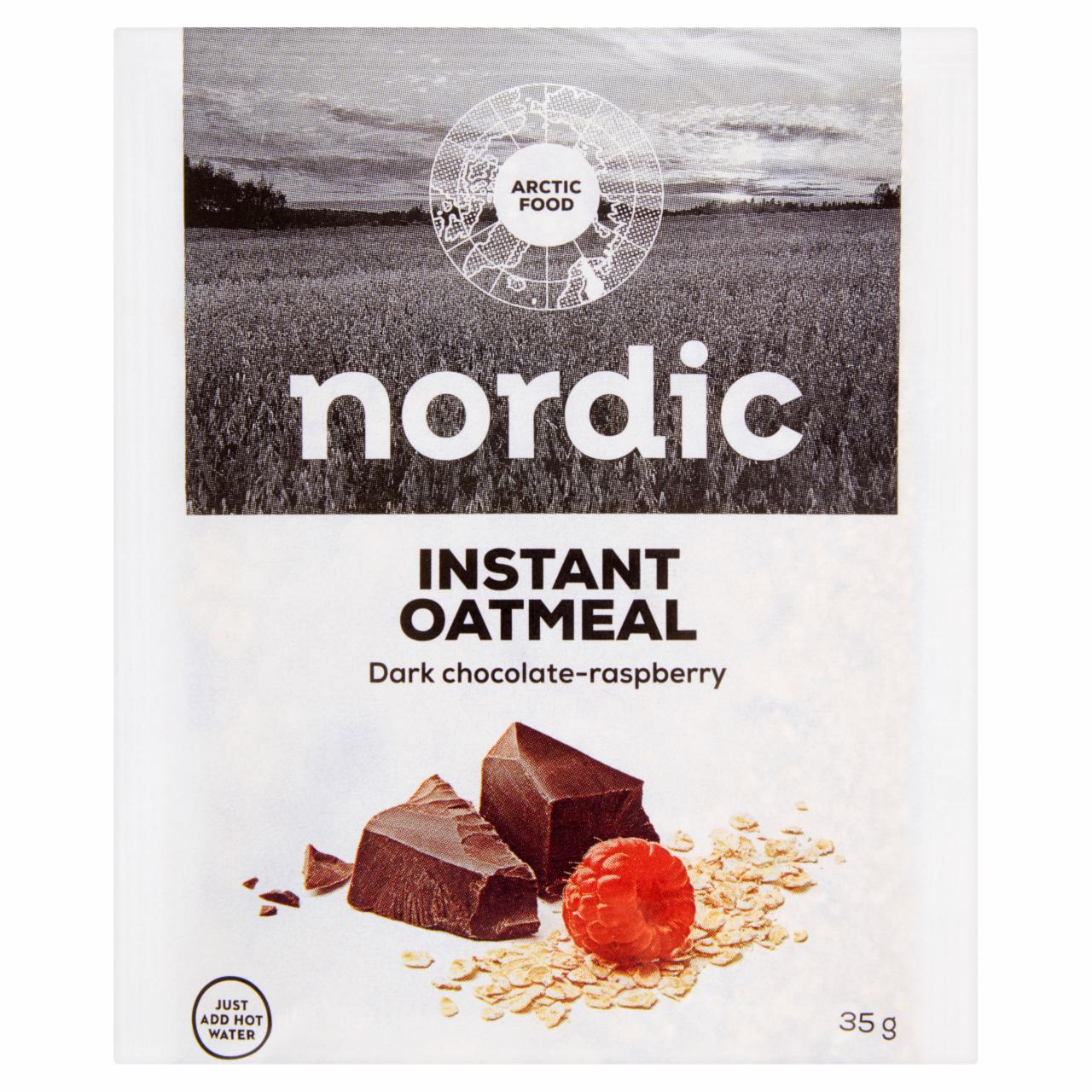 Photo - Nordic Dark Chocolate-Raspberry Instant Oatmeal 35 g
