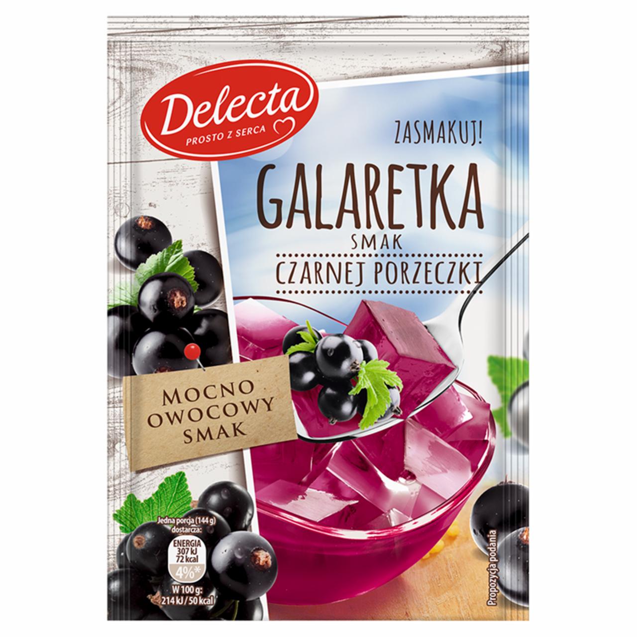 Photo - Delecta Blackcurrant Flavoured Jelly 75 g