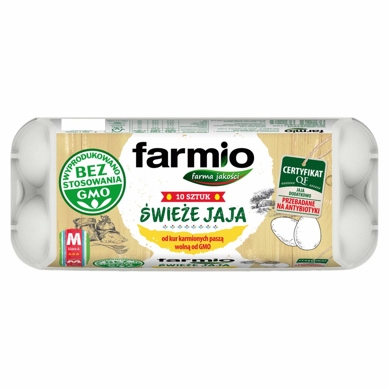 Photo - Farmio GMO-Free Fresh Eggs M 10 Pieces