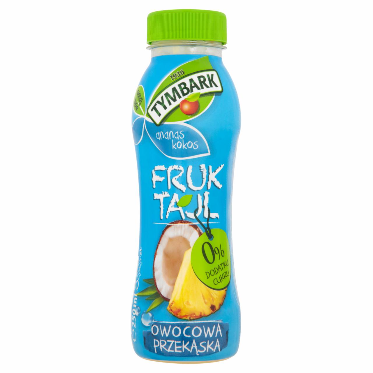 Photo - Tymbark Fruktajl Coconut Pineapple Multifruit Cocktail with Pieces of Fruits 250 ml