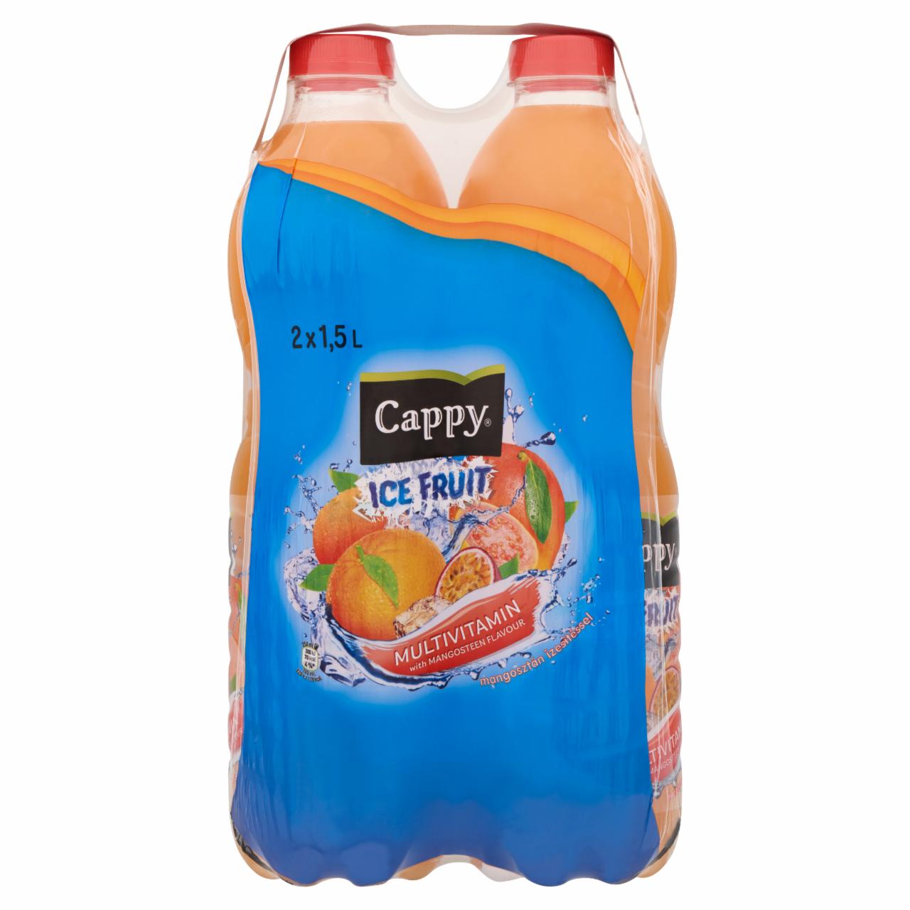 Photo - Cappy Ice Fruit Non-Carbonated Fruit Drink with Mangosteen Flavour 2 x 1,5 l