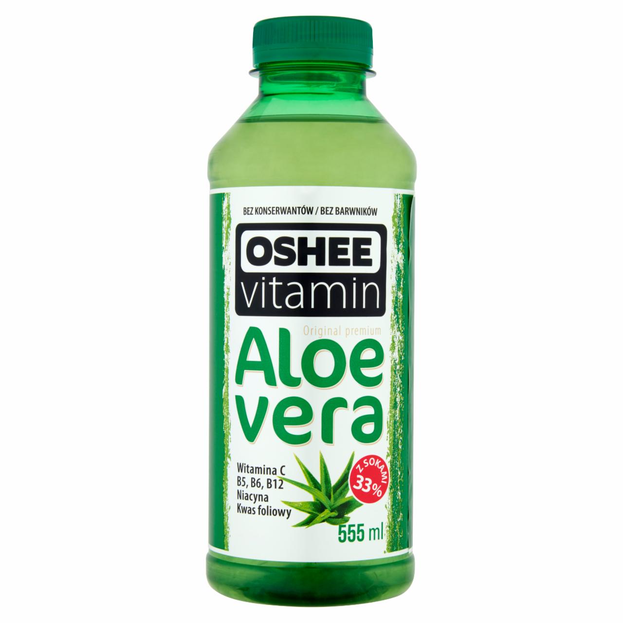 Photo - Oshee Vitamin Aloe Vera Non-carbonated Aloe Drink 555 ml