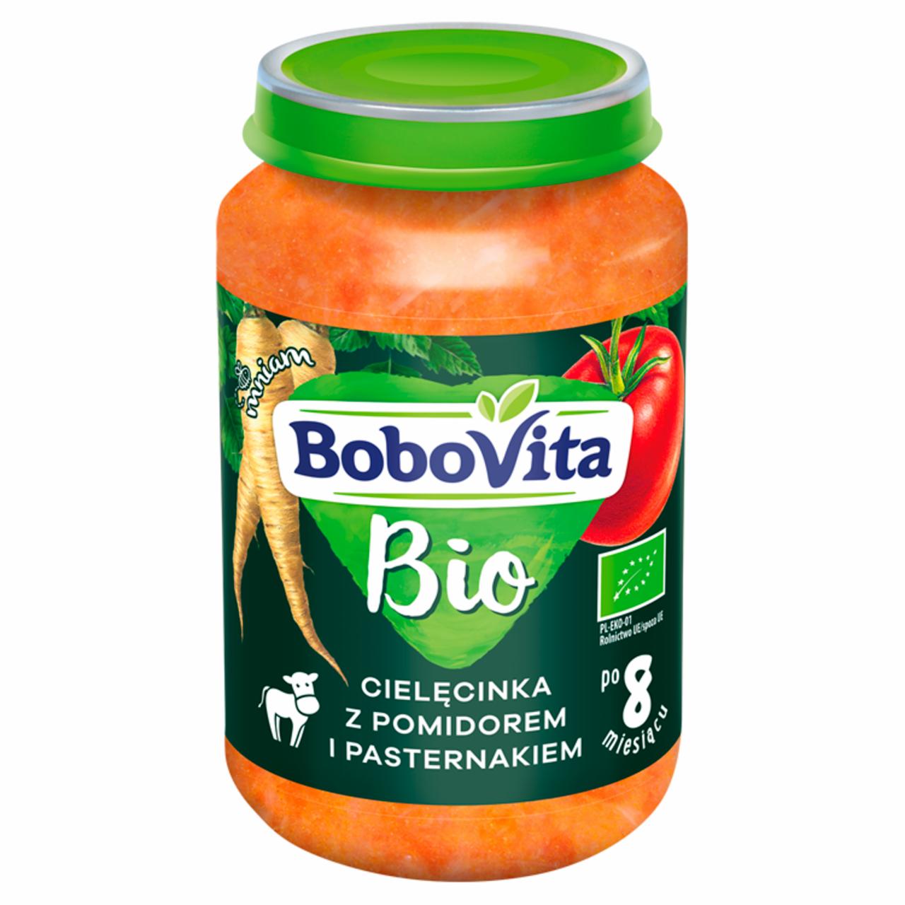 Photo - BoboVita Bio Veal with Tomato and Parsnip after 8 Months Onwards 190 g