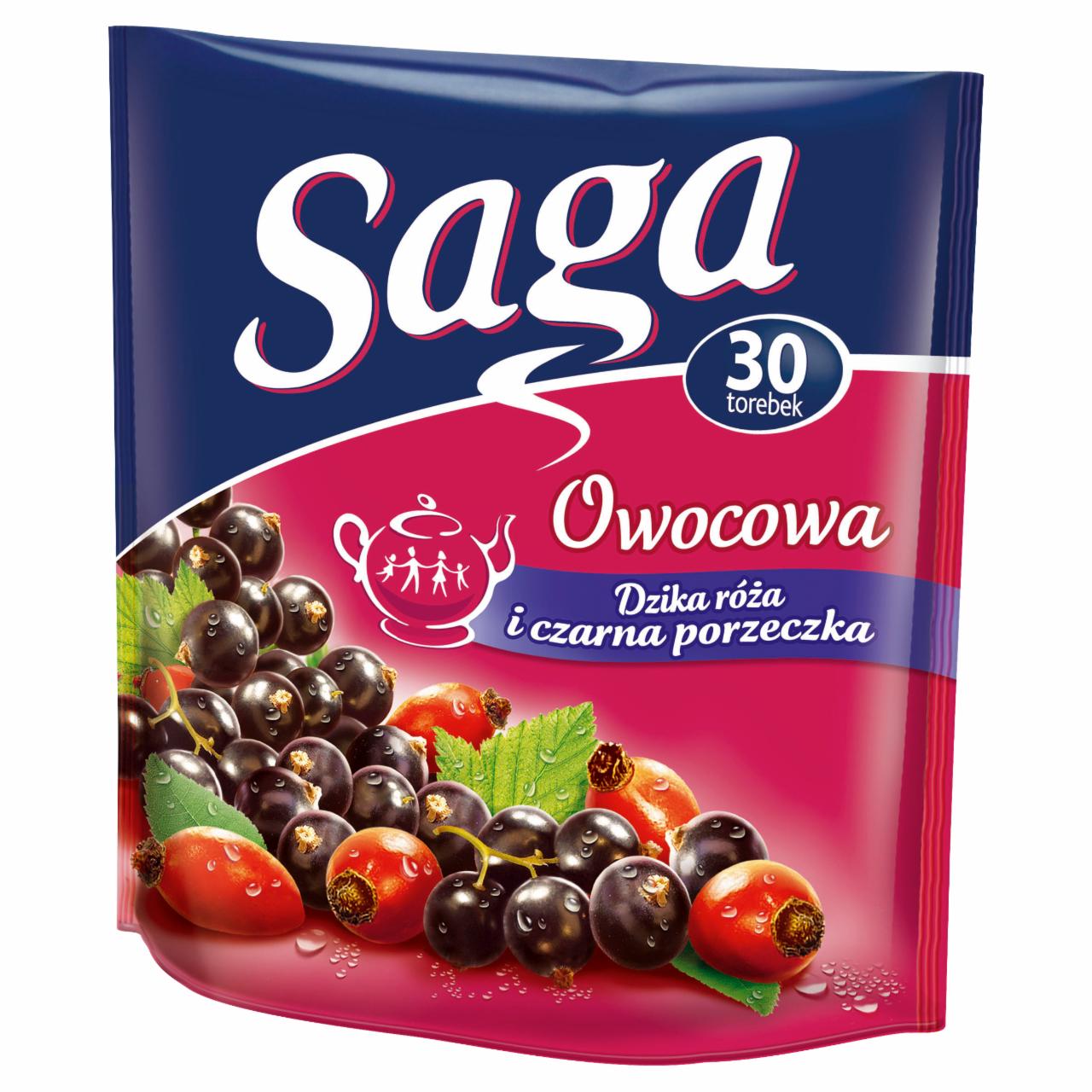 Photo - Saga Fruit Wild Rose and Blackcurrant Tea 60 g (30 Tea Bags)
