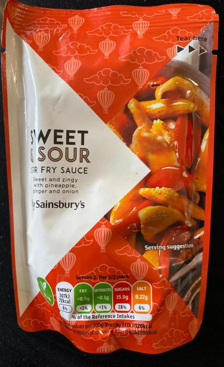 Photo - Sweet & Sour Stir Fry Sauce by Sainsbury's