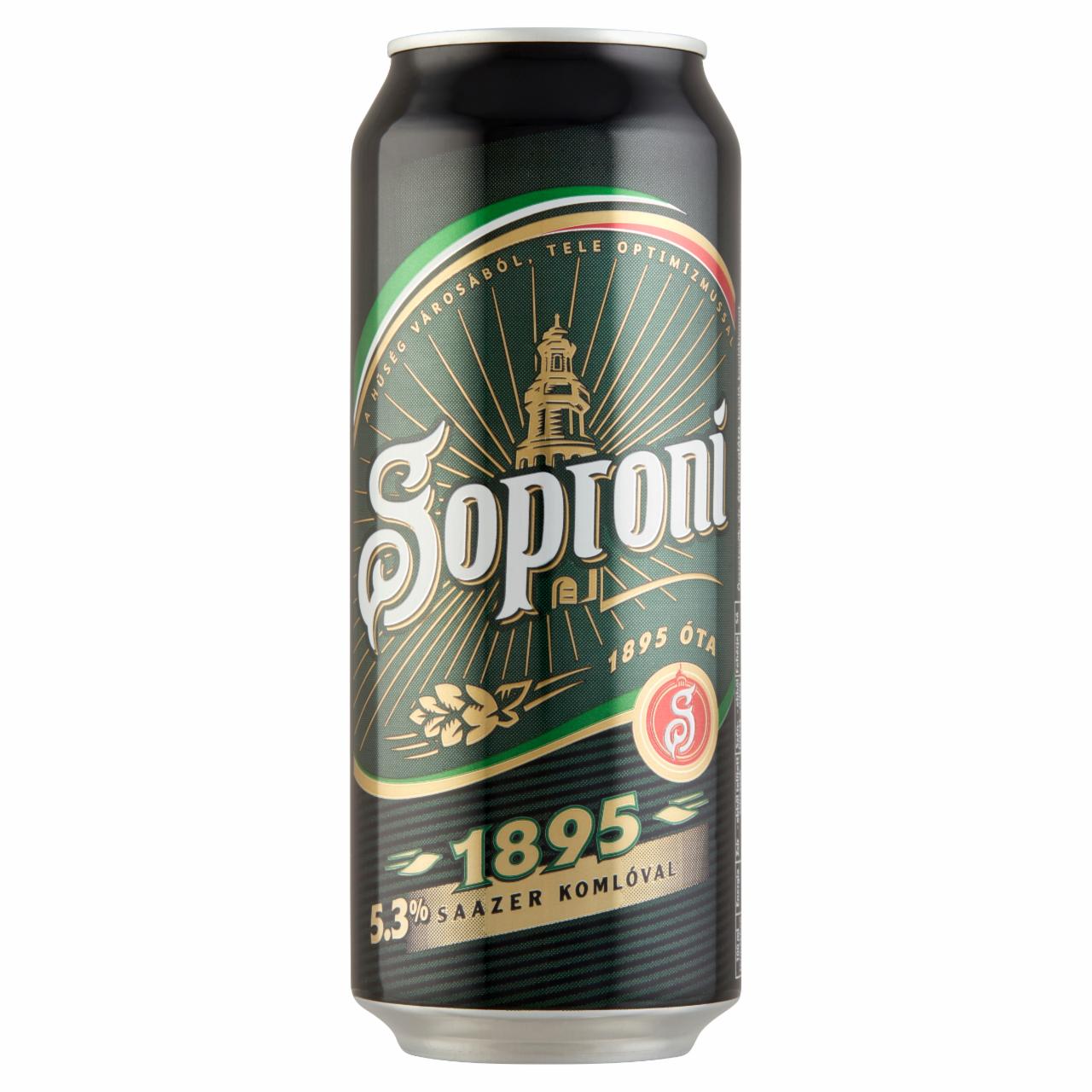 Photo - Soproni 1895 Premium Lager Beer 5,3% 0,5 l Can