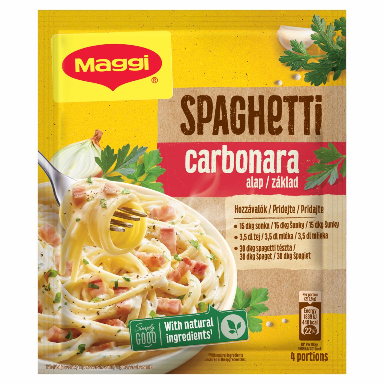 Photo - Maggi Carbonara Spaghetti Mix 30 g