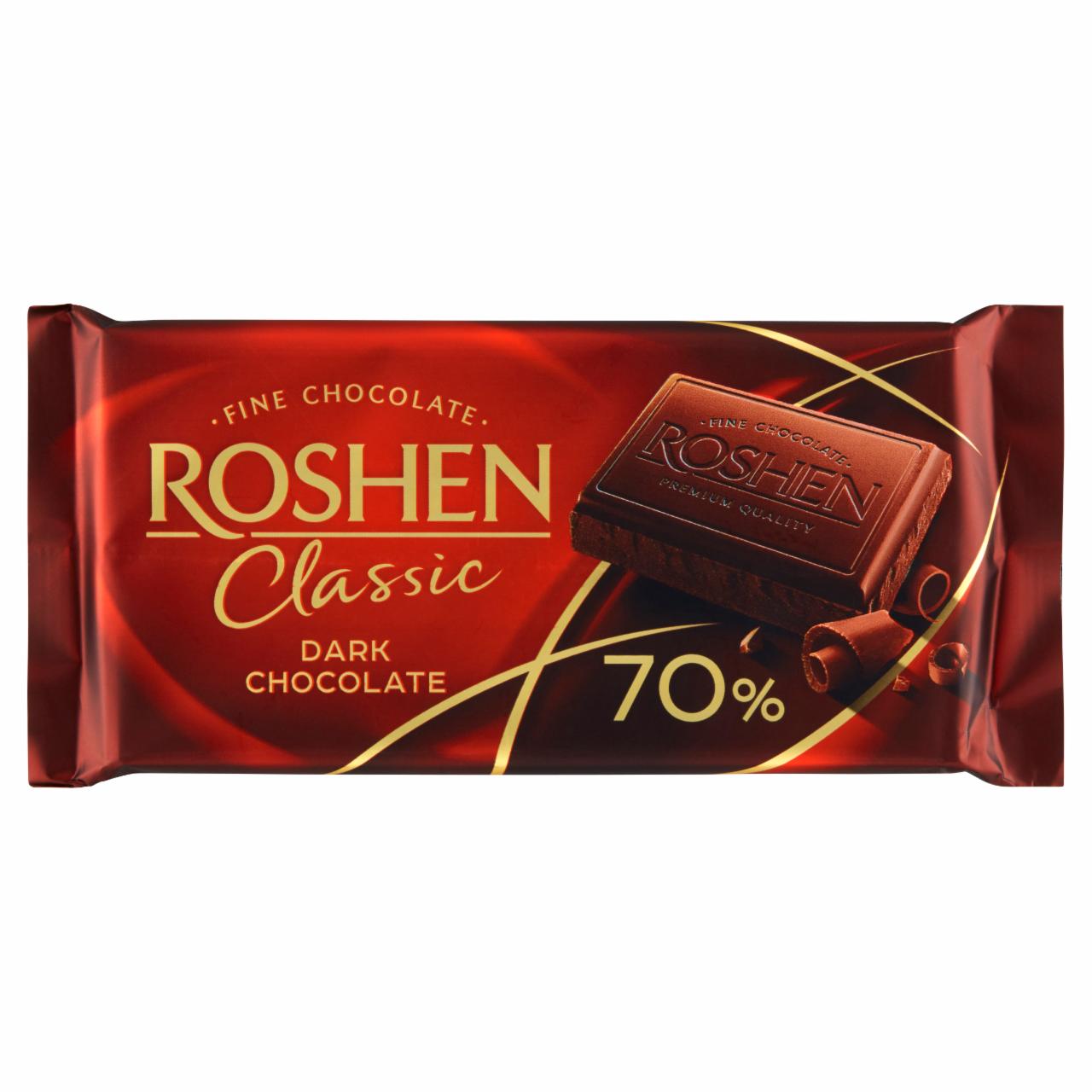 Photo - Roshen Classic Dark Chocolate 90 g