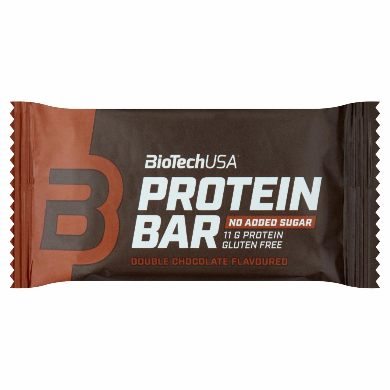 Photo - BioTechUSA Protein Bar Double Chocolate Flavoured Coated Protein Bar with Sweeteners 35 g