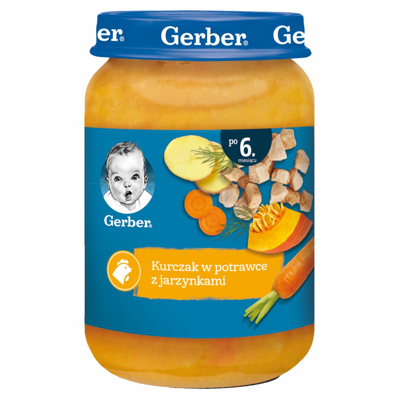 Photo - Gerber Chicken Fricassee with Vegetables foe Infants after 6. Months Onwards 190 g