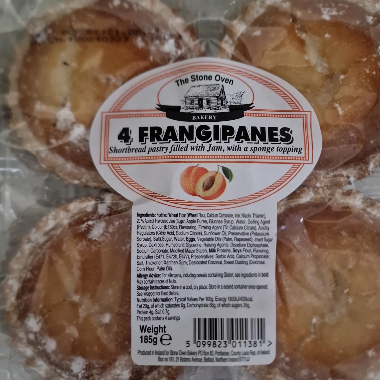 Photo - 4 Frangipanes apricot The Stone Oven Bakery