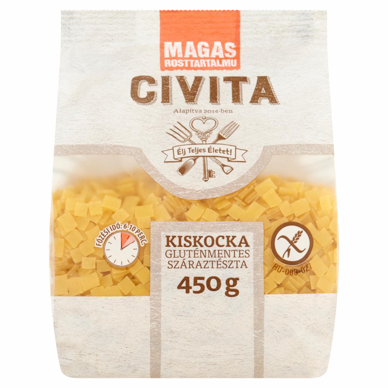 Photo - Civita Small Squares Gluten-Free Dry Pasta 450 g