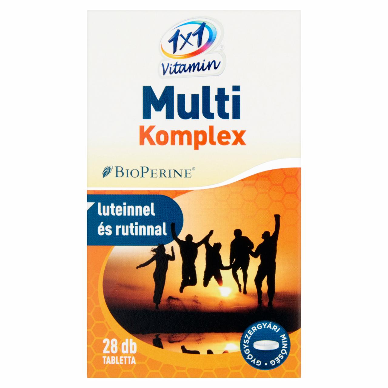 Photo - 1x1 Vitamin Multi Complex Supplement Tablets with Lutein and Rutin 28 pcs 14 g