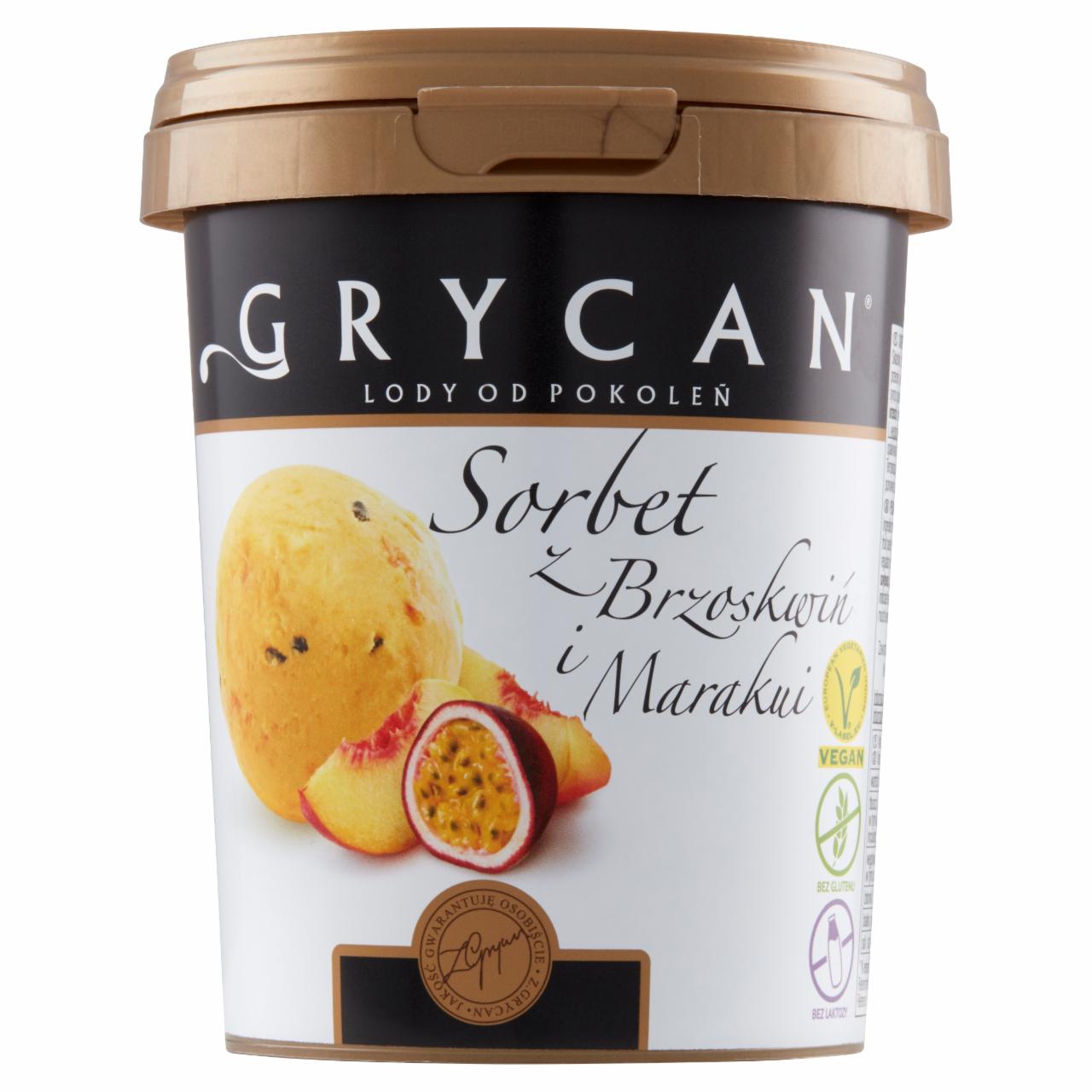 Photo - Grycan Peach and Passion Fruit Sorbet 500 ml