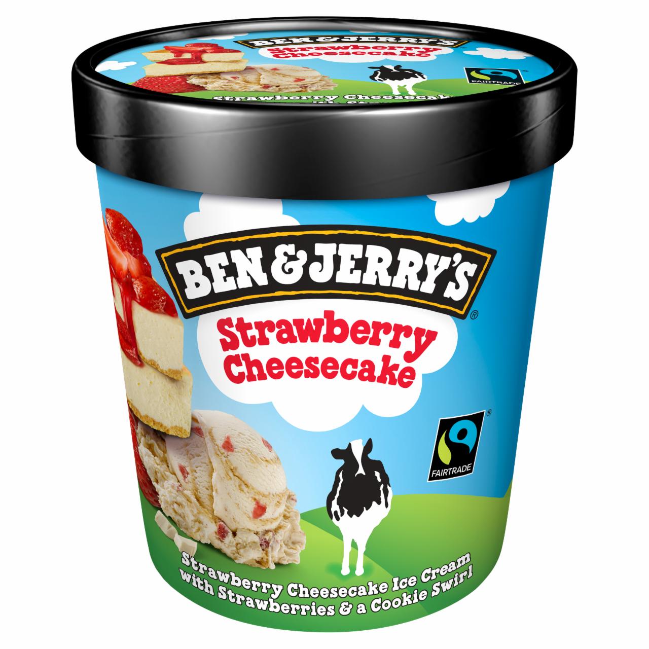 Photo - Ben & Jerry's Strawberry Cheesecake Ice Cream 500 ml