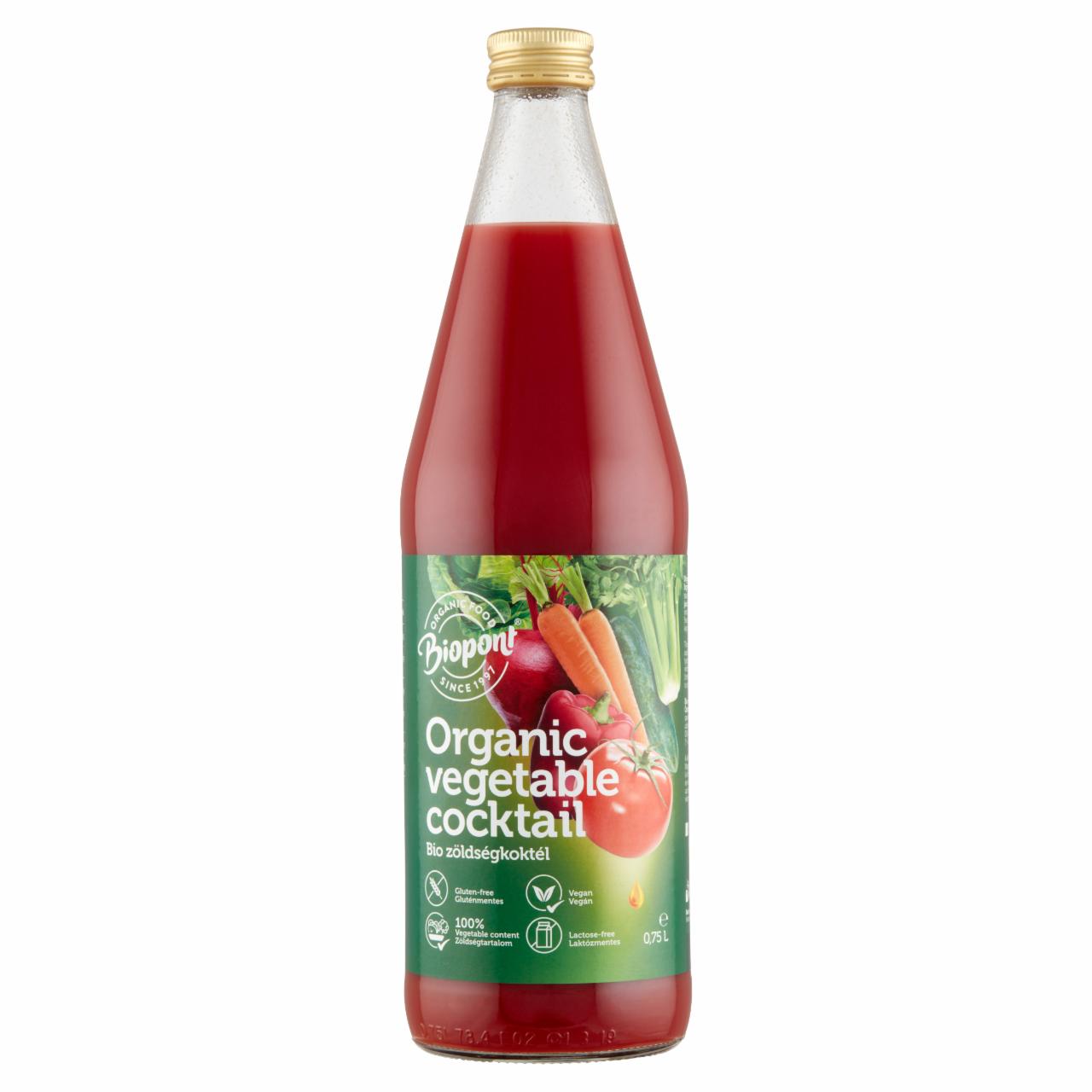 Photo - Biopont Organic Vegetable Cocktail 0,75 l