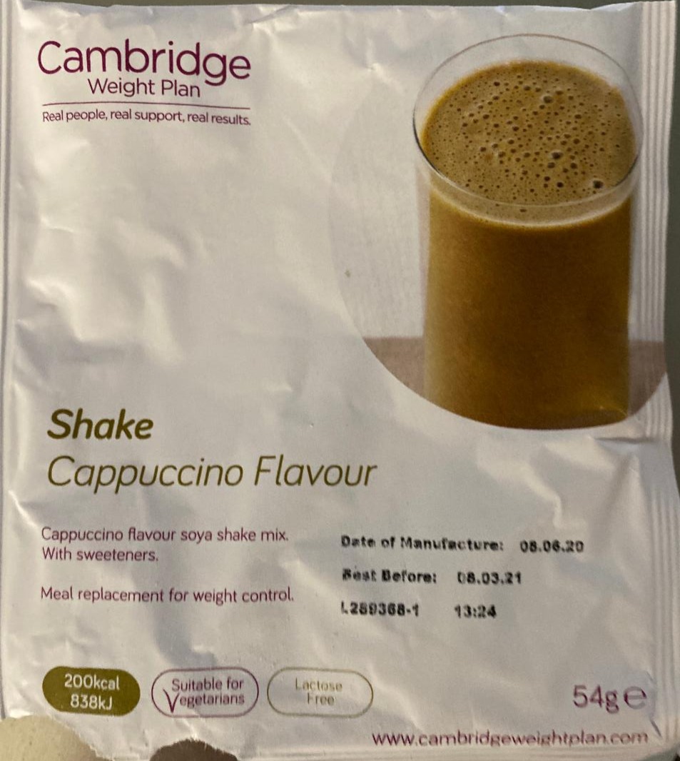 Photo - Diet shake Cappuccino Flavour Cambridge Weight Plan