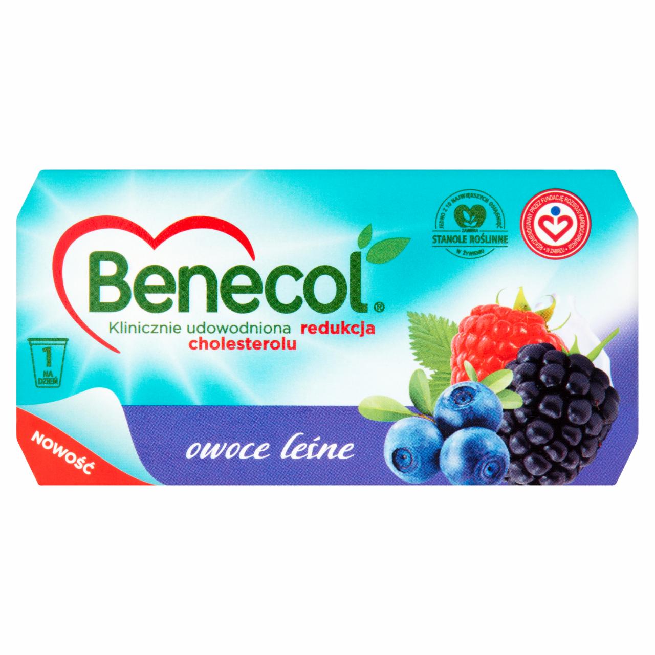Photo - Benecol Milk Product with Forest Fruits with Added Plant Stanols 250 g (2 Pieces)