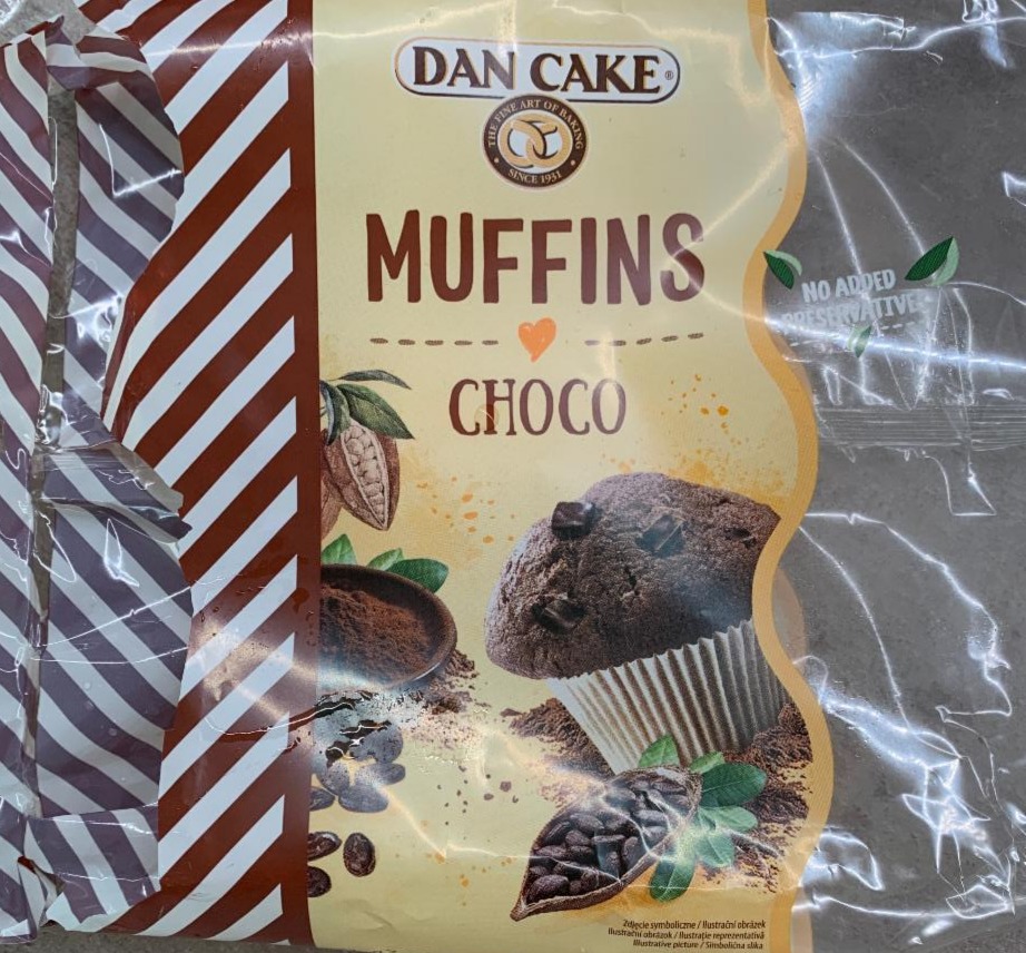 Photo - Dan Cake Choco Muffins 300 g (4 x 75 g)