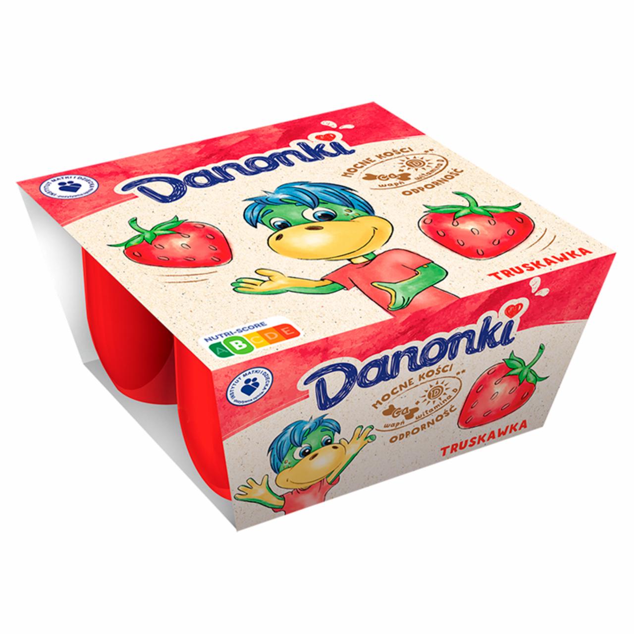 Photo - Danone Danonki Strawberry Fromage Frais 200 g (4 x 50 g)