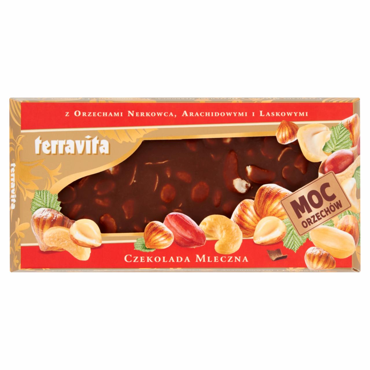 Photo - Terravita Milk Chocolate with Cashew Peanuts and Hazelnuts 100 g