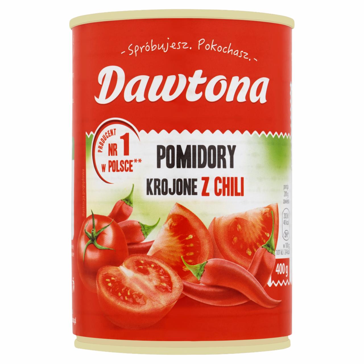 Photo - Dawtona Chopped Tomatoes with Chilli 400 g